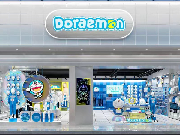 哆啦A梦青少年装店铺展示