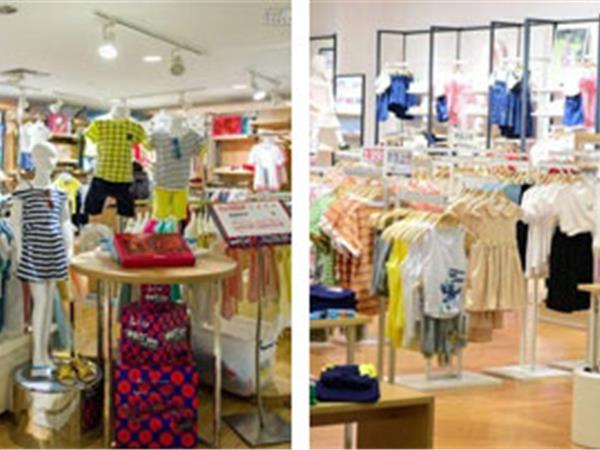 巴贝豆时尚童装店铺展示