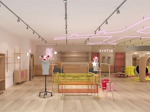 欧卡星时尚童装店铺展示