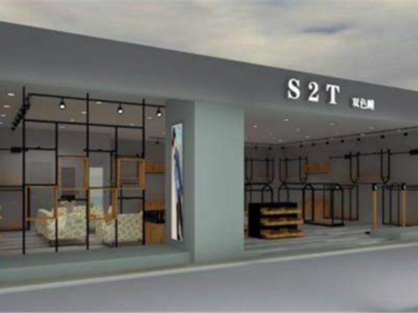 双色瞳青少年装店铺展示