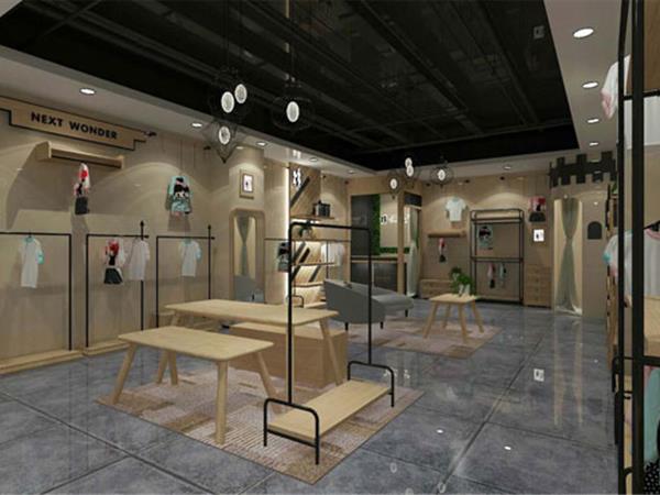 下一个奇迹时尚童装店铺展示