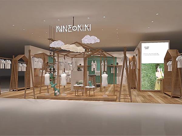 尼可时尚童装店铺展示