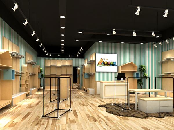 动漫童话时尚童装店铺展示