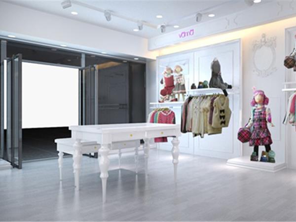 帷纳公主婴童装店铺展示