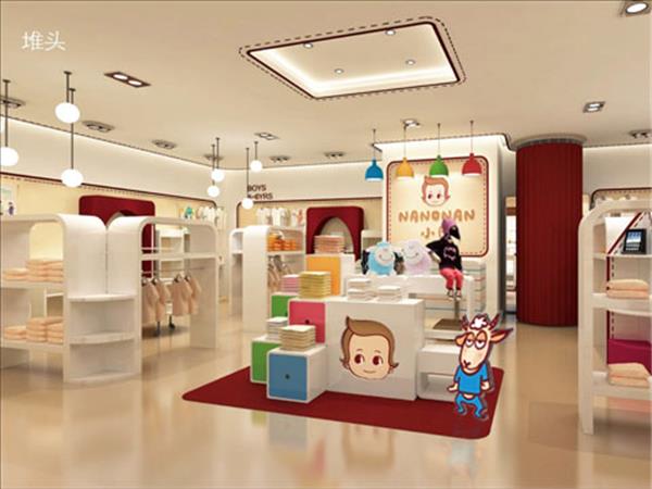 恒源祥小囡时尚童装店铺展示