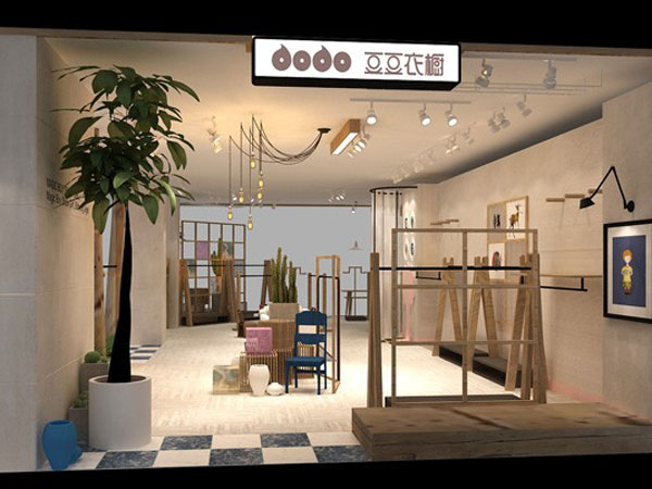 豆豆衣橱时尚童装店铺展示