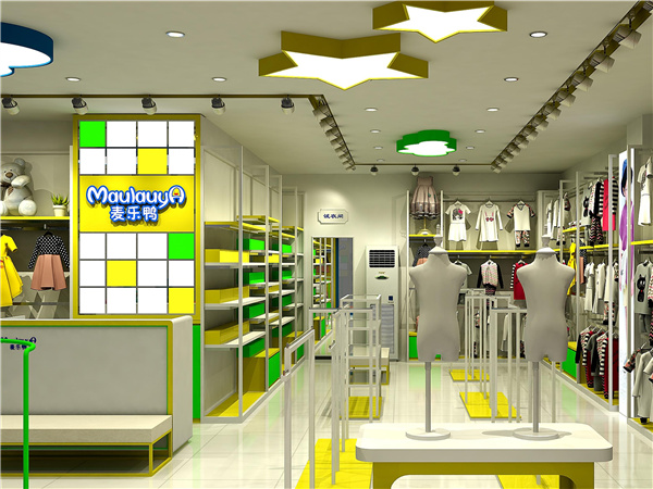 麦乐鸭青少年装店铺展示