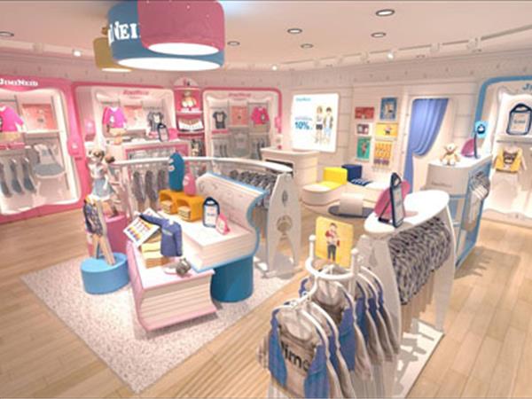 杰米兰帝青少年装店铺展示