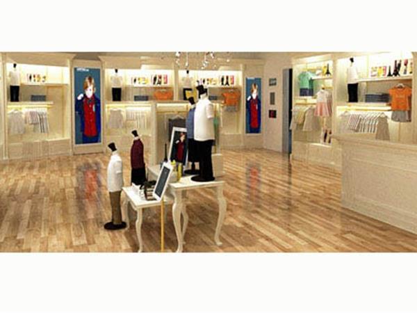 童话故事时尚童装店铺展示