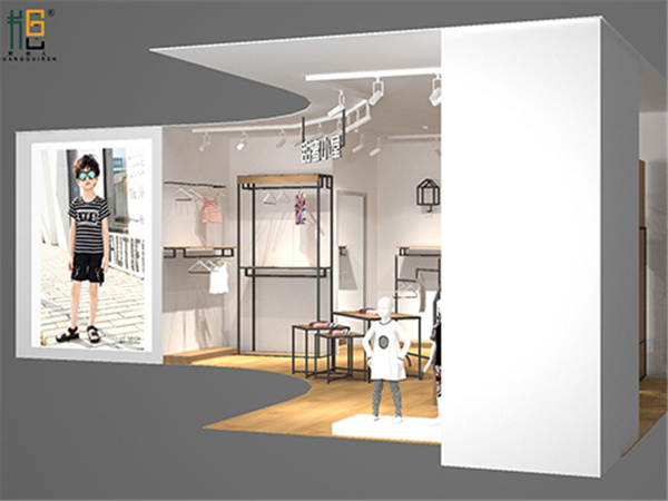 甜蜜小屋时尚童装店铺展示